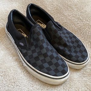 Size 7.5 classic checkered vans